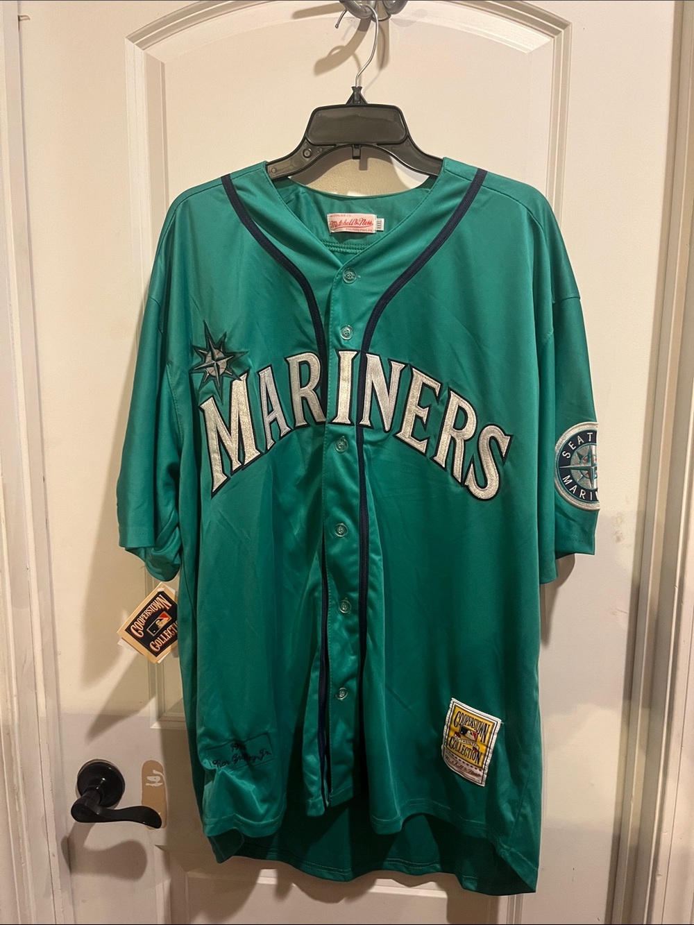 New Seattle Mariners Ken Griffey Jr Teal Jersey XXXL